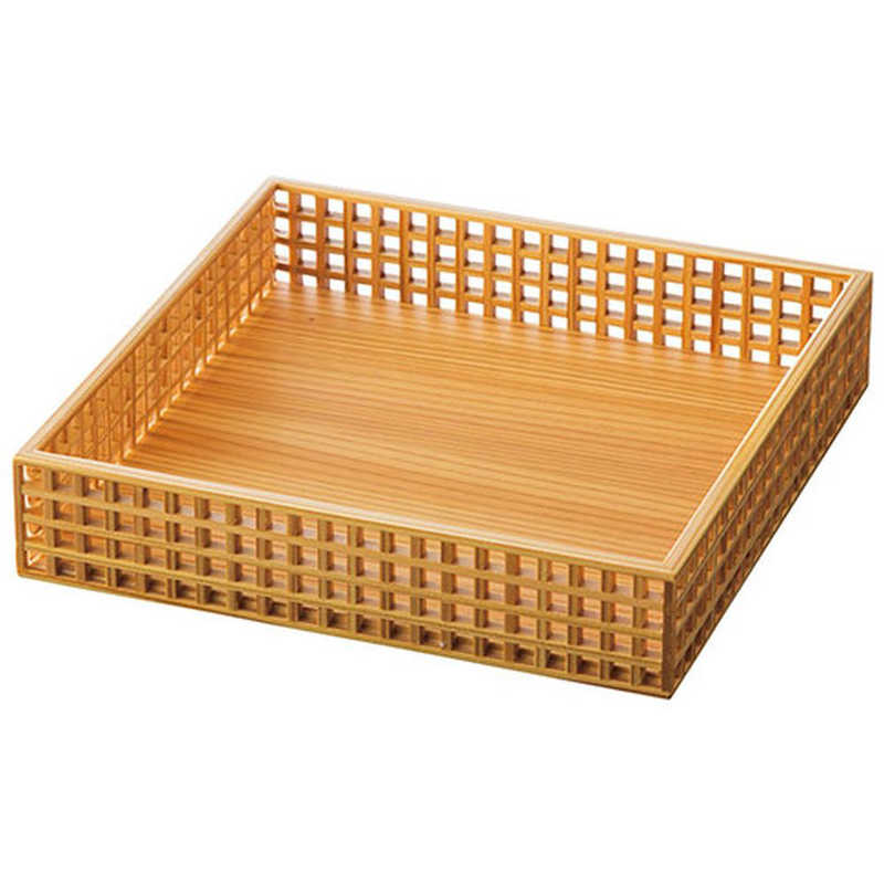 ヤマコー 用美 業務用 新・細目格子盛器 四ツ切 身 yamaco27585 YAMACO27585|コジマ店