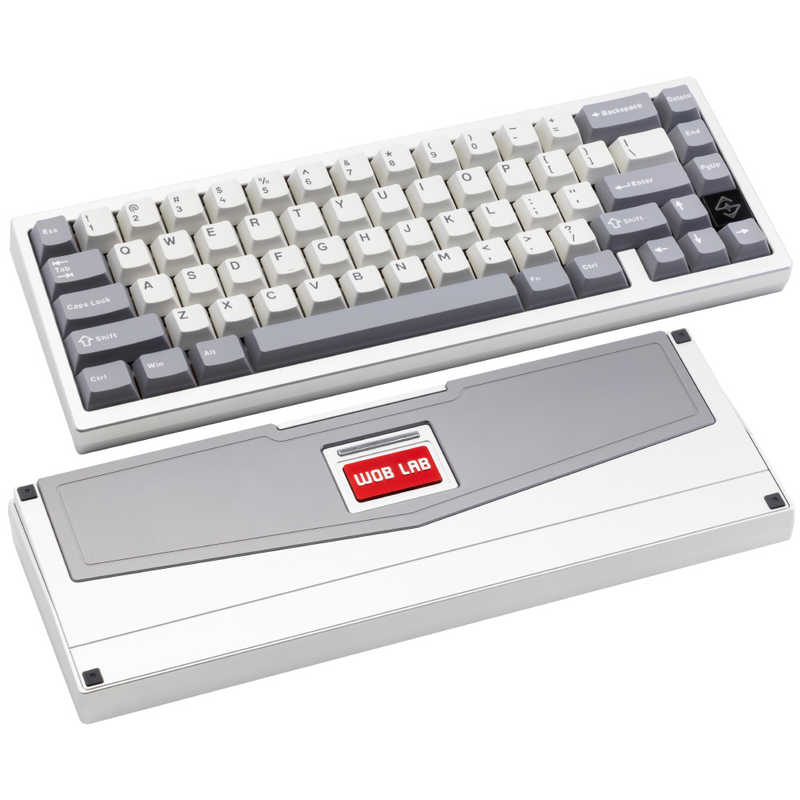 KIBU　キーボード ZEN 65 Lite(英語配列) シルバー LZ65Sil ［有線・ワイヤレス / Bluetooth・USB］　LZ65SIL｜コジマ店