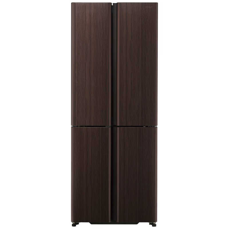 アクア　AQUA　【買替えで10000pt進呈 5/6まで】冷蔵庫 4ドア 420L フレンチドア(観音開き) AQUA 幅70cm ダークウッドブラウン　AQR-TZ42A-T（標準設置無料）