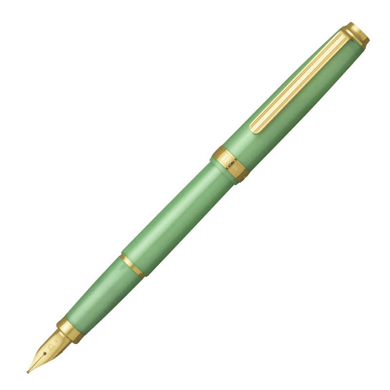 プラチナ萬年筆　BISO ビソウ 万年筆 M ［中字(M)］ スパークルミントグリーン　PTL-15000＃41｜コジマ店