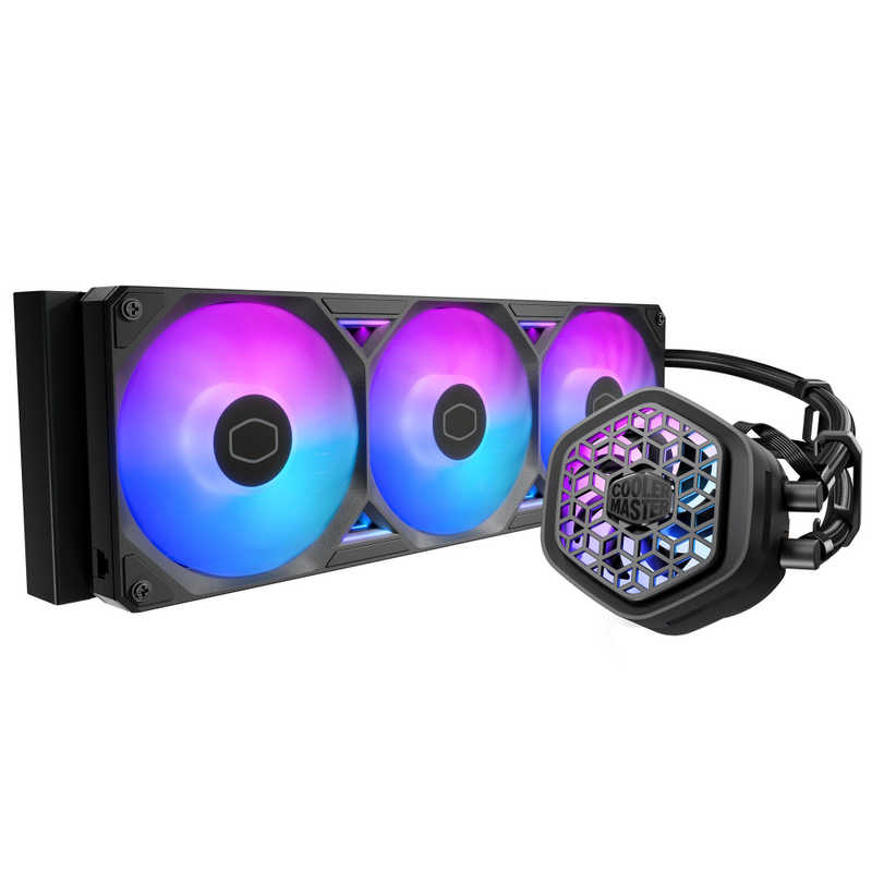 クーラーマスター　水冷CPUクーラー 120mmファンx3 ［LGA1851/1700/1200/1156/1155/1151/1150・AM5/AM4］ ML 360 Atmos II VRM Fan ARGB　MLX-D36M-A25SZ-V1