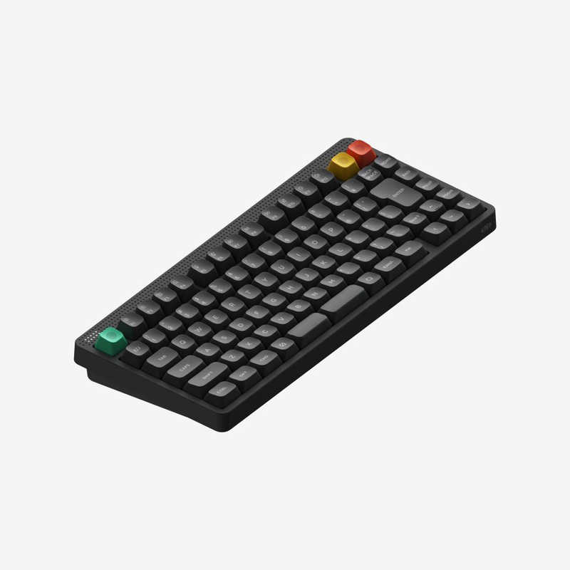 NUPHY　Node75 メカニカルキーボード・JIS・Blush Maxo軸(静音リニア) ［有線・ワイヤレス / Bluetooth・USB (Type-C)］ Ink Gray　n75mguj｜コジマ店