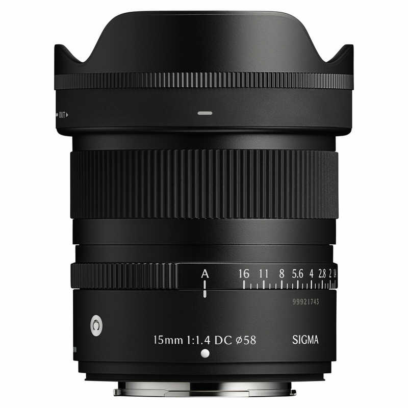 シグマ　カメラレンズ 15mm F1.4 DC Contemporary ［FUJIFILM X / 単焦点レンズ］　15MMF1.4DG（C）｜コジマ店