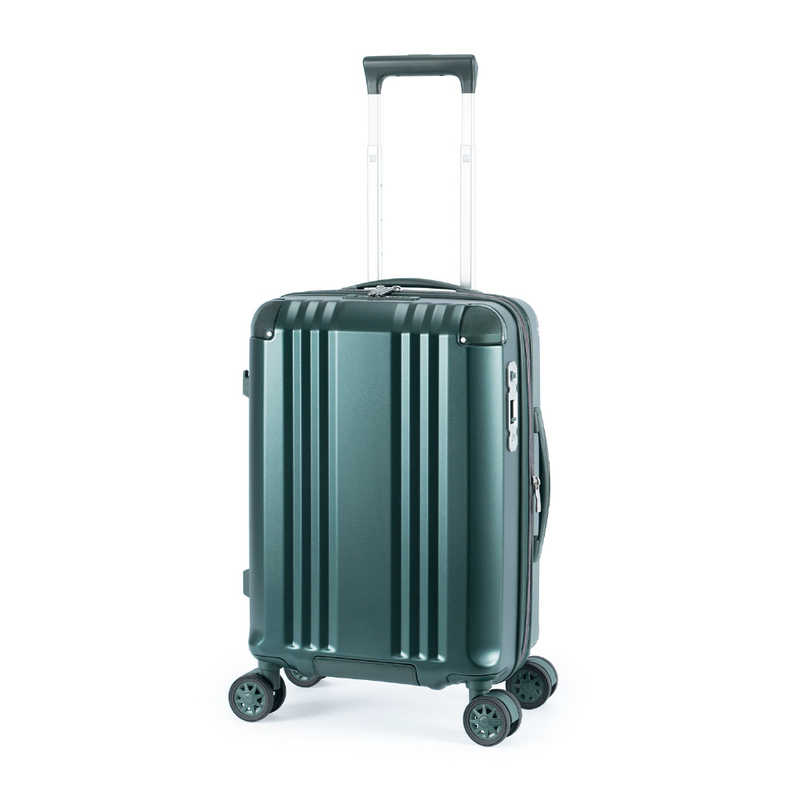 A.L.I　スーツケース ジッパータイプ デカかるEdge2 宿泊目安：1～3日間 [TSAロック搭載 / 36L] マットメタルグリーン　ALI-090-18W
