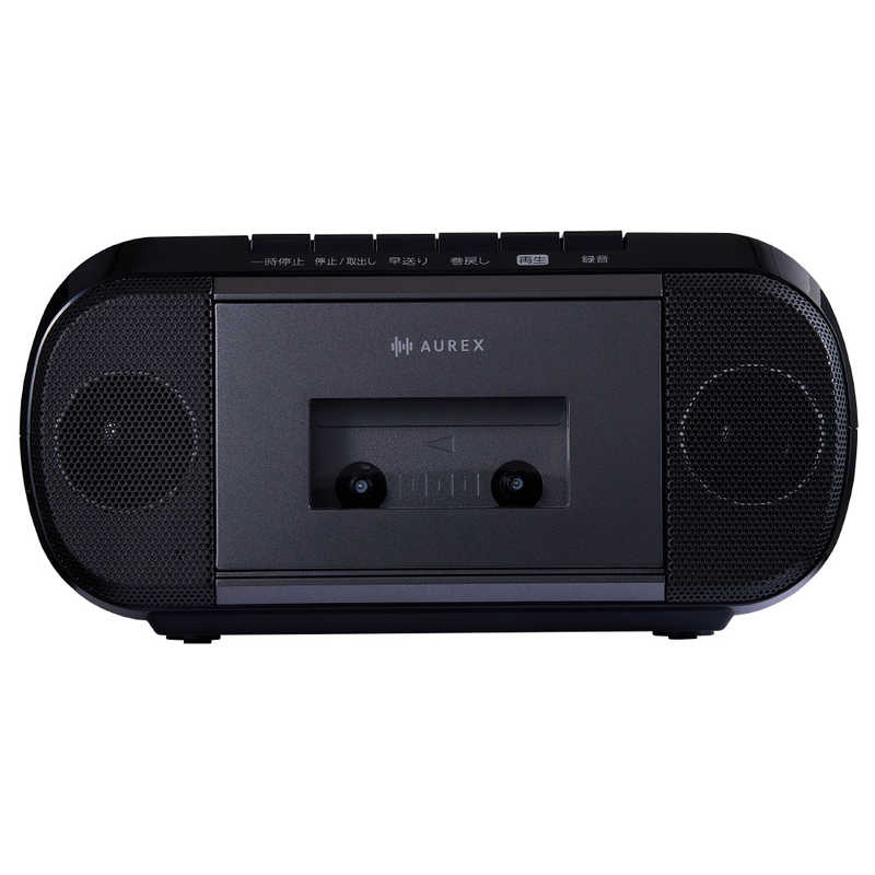 東芝　TOSHIBA　CDラジカセ AUREX ［ワイドFM対応 / Bluetooth対応 / CDラジカセ］ ブラック　AX-KCR80-K