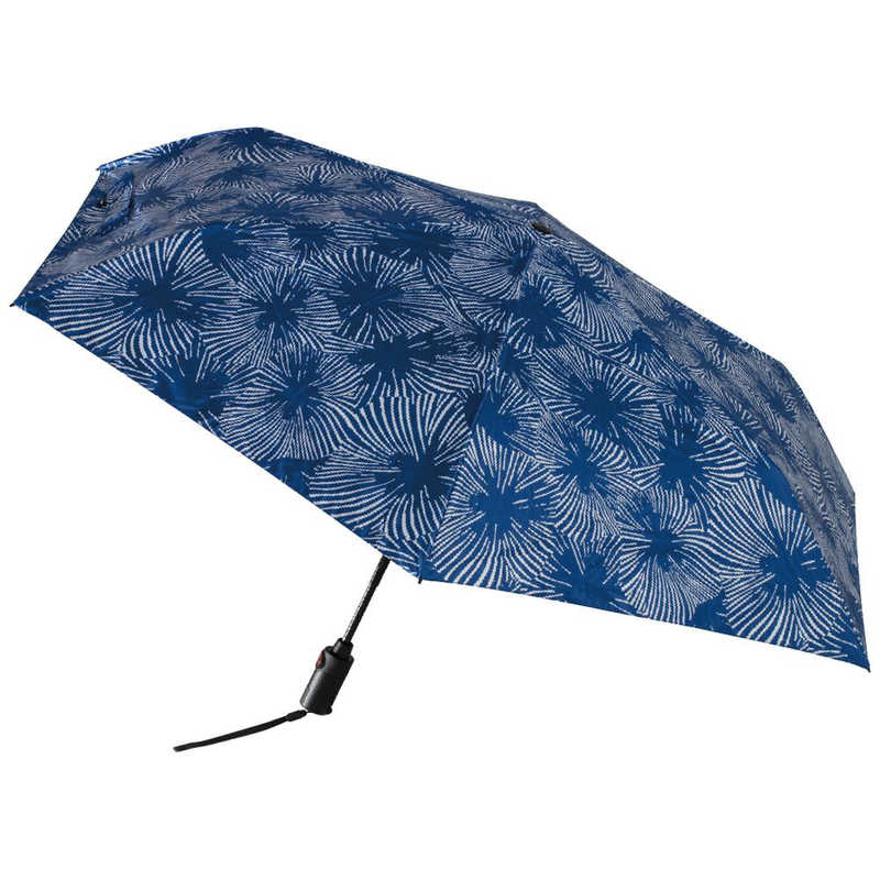 インテック　折り畳み傘 6本骨 軽量 U.220 Doodle Blue ［晴雨兼用傘 / 53cm］　KNUL220-88872