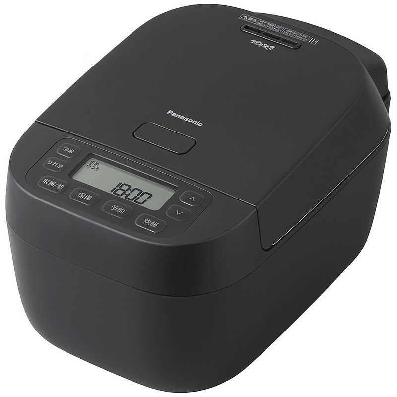 パナソニック Panasonic 炊飯器 5.5合 おどり炊き 可変圧力IHジャー 備長炭釜 ブラック SR-N310E-K|コジマ店