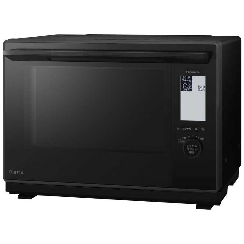 パナソニック　Panasonic　スチームオーブンレンジ 30L フラット Bistro ビストロ おまかせグリル＆スープ ブラック　NE-BS9E-K｜コジマ店
