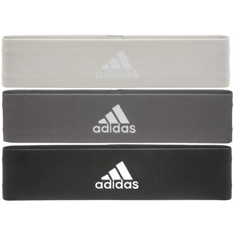 アディダス(adidas) レジスタンスバンドセット グレー・ストーン・ブラック ADTB-10710