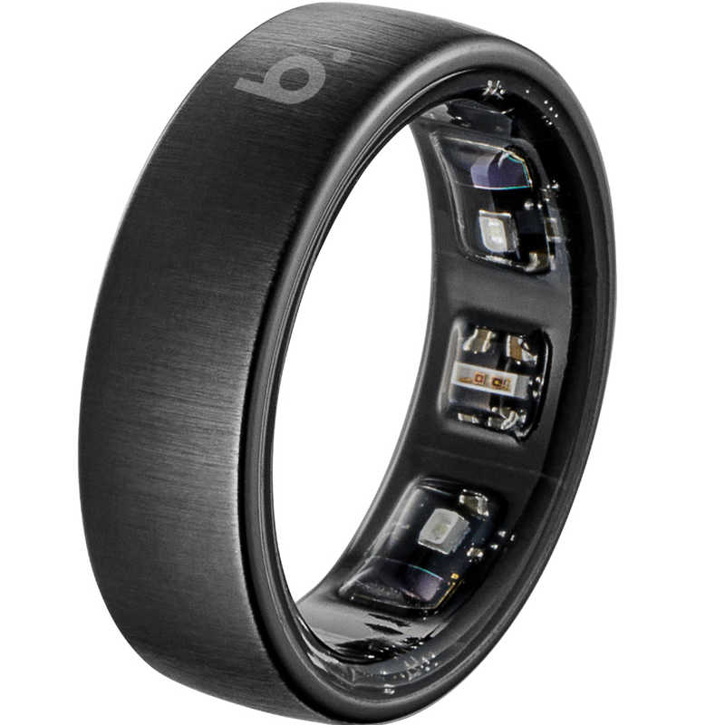 インテック b.ring(ブリング) Pro G1 AIスマートリング 睡眠・健康管理 7号(内周55mm) ブラック BP075TNBK1|コジマ店