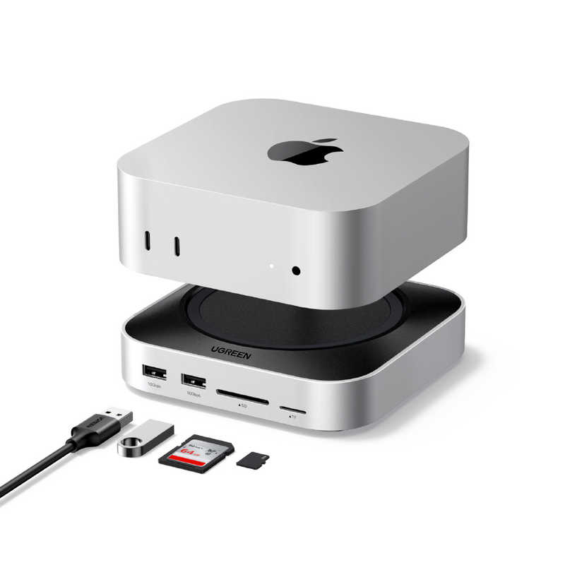 UGREEN　Mac mini M4/M4 Pro 専用 10-in-1 ドッキングステーション　65488｜コジマ店