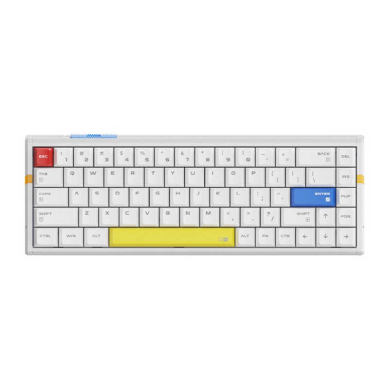 ATK　ゲーミングキーボード RS6 Ultra ［有線 / USB］ White shadow Warrior　RS6U-W｜コジマ店