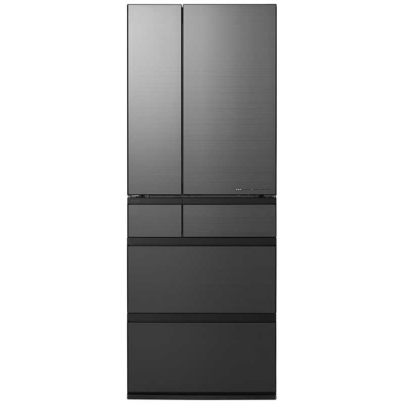 パナソニック　Panasonic　冷蔵庫 6ドア 551L フレンチドア(観音開き) WXタイプ ナノイーX 幅68.5cm ミスティスチールグレー　NR-F55WX3-H（標準設置無料）｜コジマ店