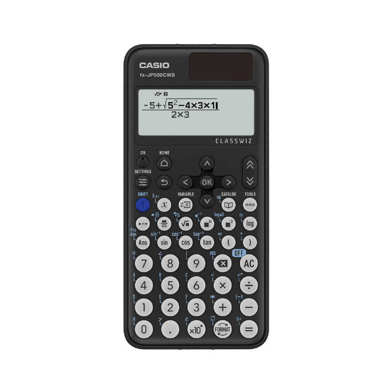 カシオ ClassWiz スタンダード関数電卓 fx-JP500CWS-Nの製品写真