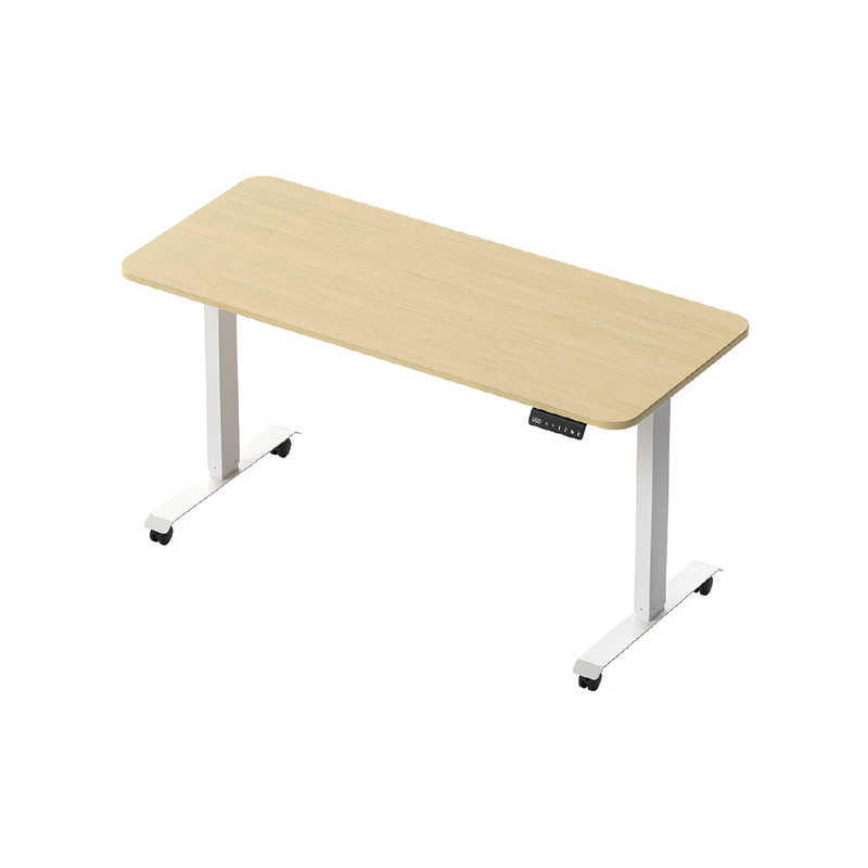 WALKINGDESK　140CM ダブルモーター 電動昇降デスク ［電動］ オーク　ETDFI24｜コジマ店
