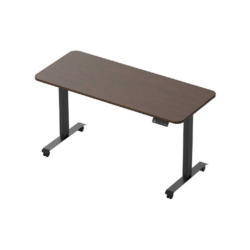 WALKINGDESK　140CM ダブルモーター 電動昇降デスク ［電動］ ウォールナット　ETDFI24｜コジマ店