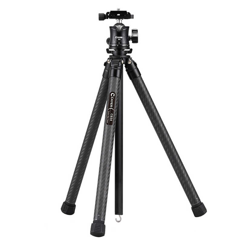 CAYER カーボン製軽量三脚 ブラック CAYER-CB34B1BK|コジマ店