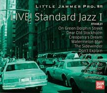 LITTLE JAMMER PRO. 専用別売ROMカートリッジ STAGE 01 「LIVE!Standard JazzI」