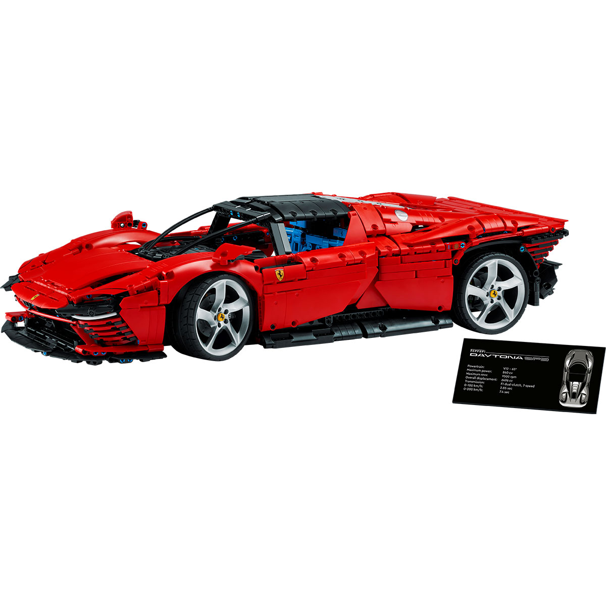 レゴ (LEGO) テクニック Ferrari Daytona フェラーリ デイトナ SP3 42143 国内流通正規品 玩具 ブロック スポーツカー  おうち時間 大人 オトナレゴ インテリア ディスプレイ おしゃれ ホビー 模型 プレゼント ギフト 車 大人向け 究極 レーシングカー