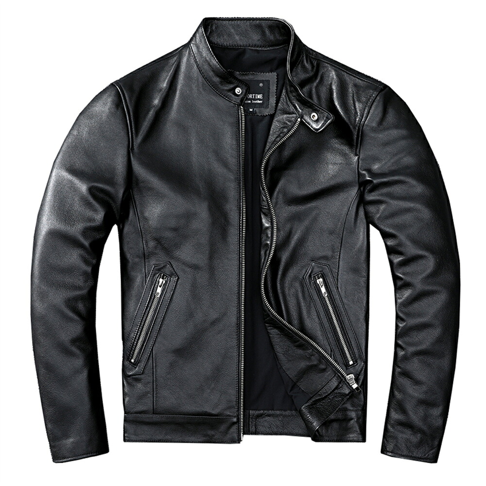 本革ジャケット バイクジャケット ライダースジャケットラム革 牛革 メンズ レザージャケット アウター 大きいサイズ 革ジャン 革コート メンズ かっこいい 羊革 牛革 メンズジャケット 防寒防風 春秋冬 S~5XL 父の日 stk703