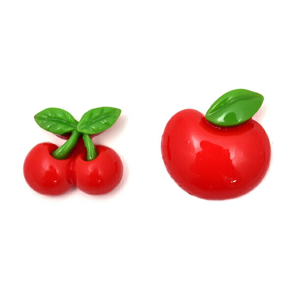 楽天市場 デコレーションパーツ アップル チェリー デコ 装飾 アレンジ オリジナル 個性 スマホケース カスタマイズ 手帳 ノート デコパーツ フルーツ 可愛い 女子 女性 女の子 ハンドメイド 果物 リンゴ りんご さくらんぼ サクランボ グッズ作成 激安輸入雑貨の