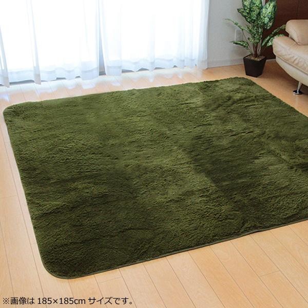 送料込 楽天市場 ラグ カーペット おしゃれ ラグマット 絨毯 北欧 ファーラグ フェイク ムートンラグ マット 厚手 極厚 安い 床暖房 床暖房対応 185 185 3畳 グリーン 家具 インテリア通販room 新版 Lexusoman Com