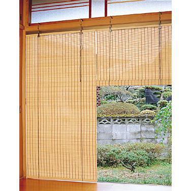 竹すだれ ロールカーテン 竹簾 ブラインド 木製 巻き上げ 室内 目隠し 幅90 高さ150 長さ150 一枚 1枚 日除け アジアン 簡単 大型 日本製 国産 吊り下げ 本間 安い ロールアップ 遮光 調光 間仕切り 風通し 涼しい 軽量 遮熱 取付 断熱 和室 和風 レトロ ロールスクリーン