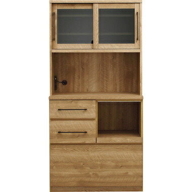 高品質 食器棚 収納 ラック おしゃれ 北欧 安い キッチン 棚 キッチンボード カップボード 木製 大容量 ナチュラル 約 幅90 奥行46 5 高さ184 6 Fucoa Cl