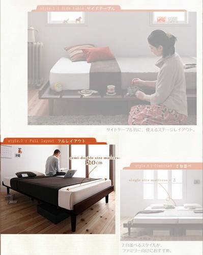 ベッド セミダブル ローベッド ロータイプ 低い フロアベッド 低床 北欧 フレーム ヘッドレス ノーヘッド おしゃれ モダン ヴィンテージ メンズ 脚付き 足付 ルンバ 土台 マルチラスssマットレス付き フル 枠幅1 Mpgbooks Com