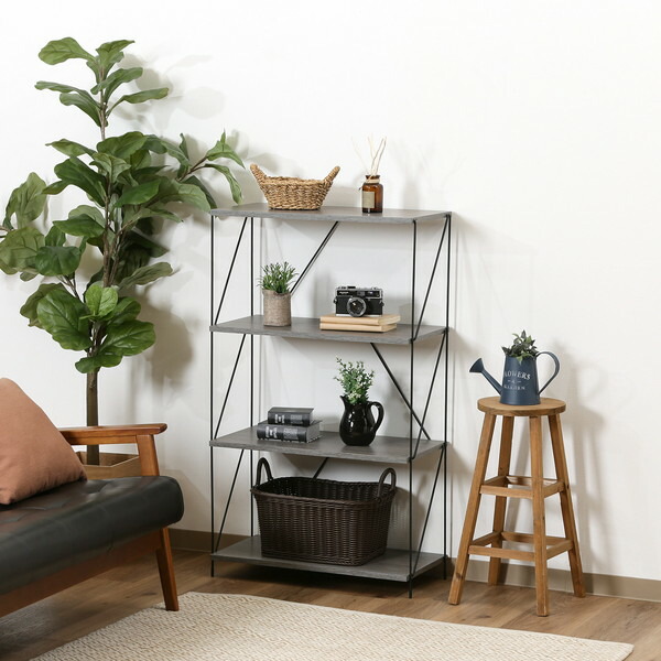 楽天市場】オープンラック×2 オープンシェルフ おしゃれ 北欧 木製