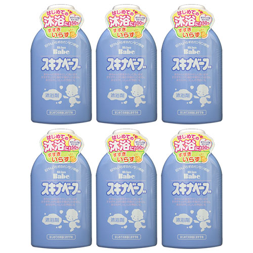 スキナベーブ 500ml 水浴び剤 みどり児 湯浴み 持田ヘルスケア 6個書き割り