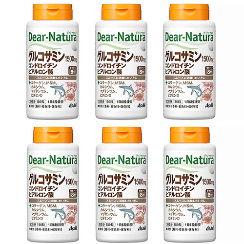 ディアナチュラ グルコサミン コンドロイチン ヒアルロン酸 180粒 6個