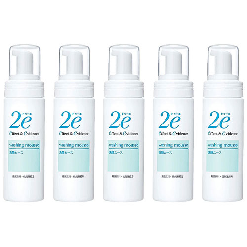 資生堂 2e ドゥーエ 洗顔ムース 120ml 敏感肌 5個