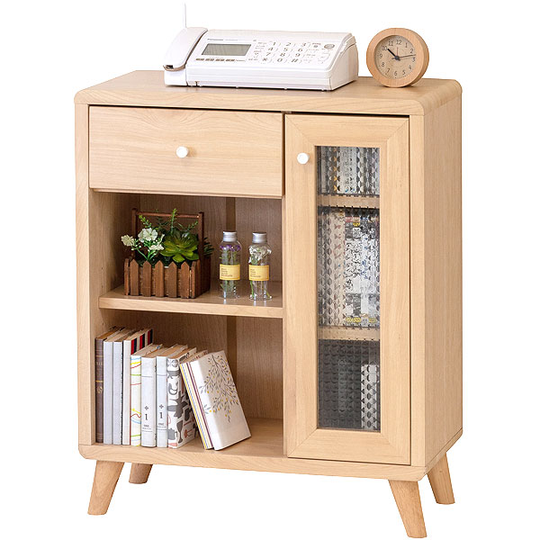 チュラルナ 付き キャビネット 付き 収納家具 キャビネット 脚 付き キャビネット コンソール 脚 収納 家具 生活通販お助け隊 一人暮らし 収納 チュラルナ