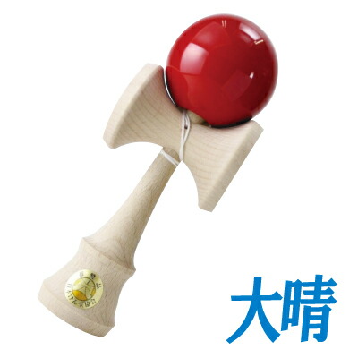 福祉けん玉大晴 赤 日本けん玉教会推奨品 ふくしけんだま たいせい