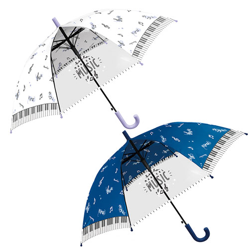 楽天市場 女の子 傘 キッズ 傘 女の子 50cm 傘 子供用 雨傘 かわいい ジャンプ マジカルミュージック 音符柄 ピアノ 生活通販お助け隊