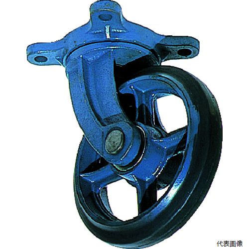 京町産業車輌 AJ-130 KYOMACHI 鋳物製自在金具付ゴム車輪130MM｜Pro-Tools　店