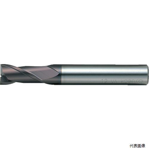 三菱マテリアル VA2SSD1200 三菱K 2枚刃バイオレット ハイススクエアエンドミルショット刃長(S)12mm