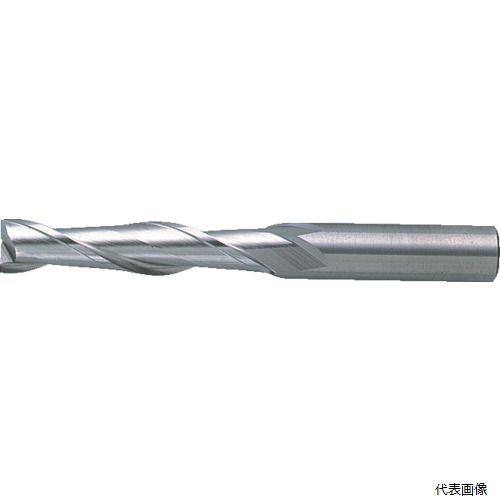 三菱マテリアル 2LSD1800 三菱K 2枚刃汎用 ハイススクエアエンドミルロング刃長(L)18mm
