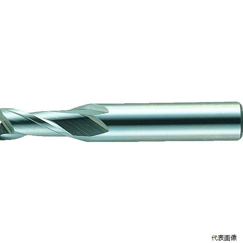 三菱マテリアル 2SSD0050 三菱K 2枚刃汎用 ハイススクエアエンドミルショット刃長(S)0.5mm
