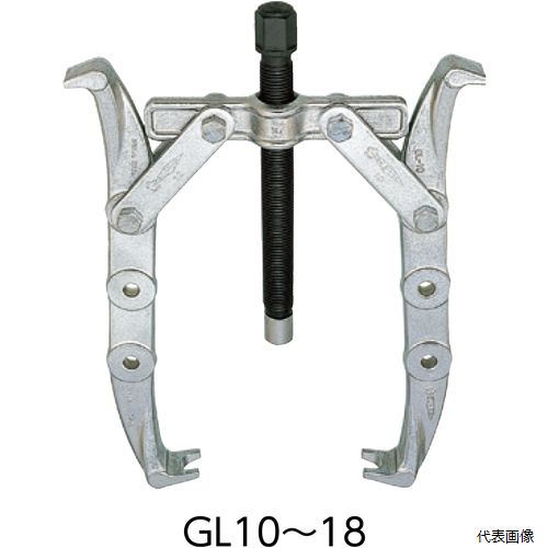 スーパーツール GL-12 スーパー ギャープーラGL型 プロ用強化型 D(被引抜き物の直径):最小120、最大300|Pro-Tools 店