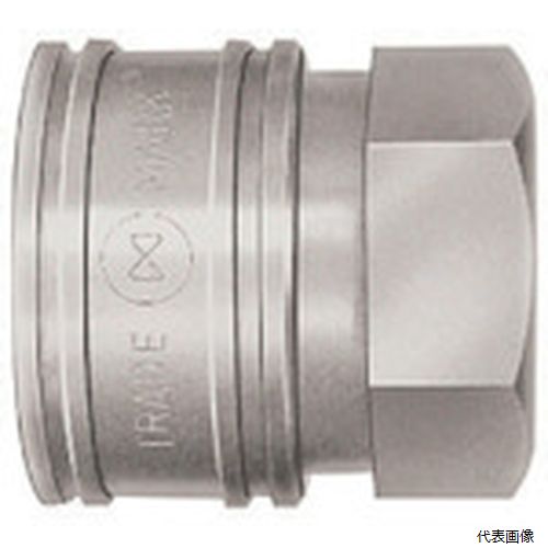 日東工器 4TSF SUS NBR 日東 TSPカプラ ステンレス製 ニトリルゴムSG(NBR)(おねじ取付用ソケット) 相手側R1／2(00722) 5,835円