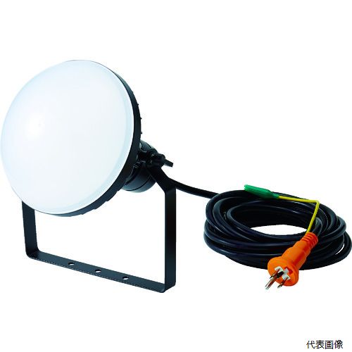 トラスコ RTLE-505EP TRUSCO LED投光器 DELKURO 50W 5m アース付 2芯3芯両用タイプ