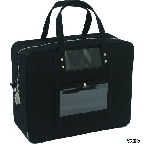 三栄産業 BTLL-SED-01 SANEI 帆布メール用ボストン(LL)SED-1錠付 黒