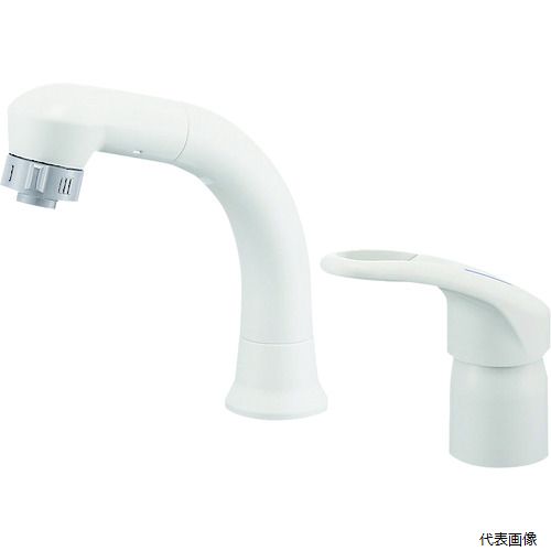 SANEI K37610EJV-13 シングルスプレー混合栓(洗髪用) エコ 取付穴径35～38mm｜Pro-Tools　店