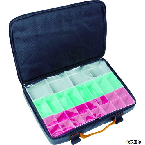 トラスコ 4989999958171 TRUSCO プロ用段積みバッグ STACK BLOCK パーツケース 420X70 Fタイプ