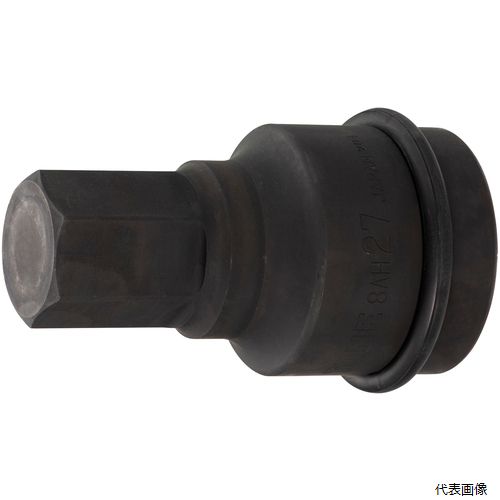 TONE 8AH-27 インパクト用ヘキサゴンソケット 対辺寸法27mm 差込角25.4mm