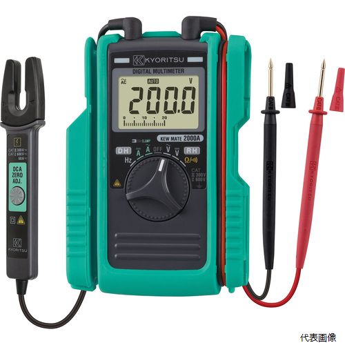 共立電気計器 KEWMATE2000A KYORITSU 2000A AC／DCクランプ付デジタルマルチメータ