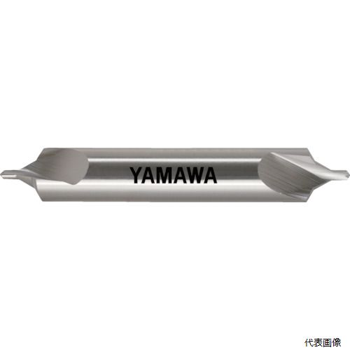弥満和製作所 CE-SJ2-4 ヤマワ 強ねじれ溝B形60° センタ穴ドリル 旧JIS2形 CE-S(II) 4X60°X18|Pro-Tools 店