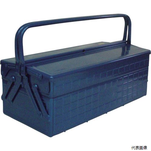 トラスコ GL-470-B TRUSCO 2段式工具箱 472X220X289 ブルー｜Pro-Tools　店